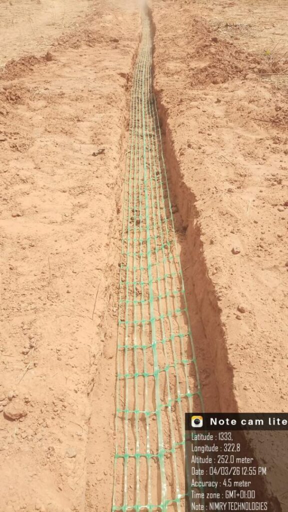 Tirage de fibre optique axe Dosso–Doutchi 193km